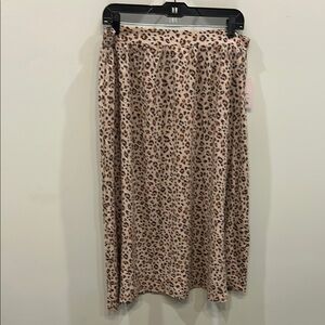 Nine West Tan Midi Skirt Casual